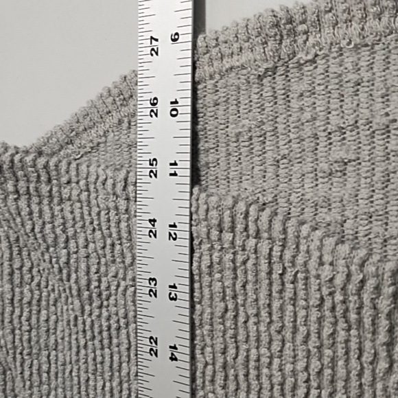 Bibi Textured Oversized Pullover Raglan Sleeves Sweatshirt Top - Picture 4 of 10